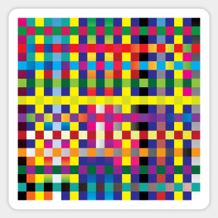 colorful pixels Sticker